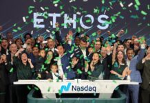 Plataforma de seguros Ethos e seus investidores levantam US$ 200 milhões em IPO nos EUA